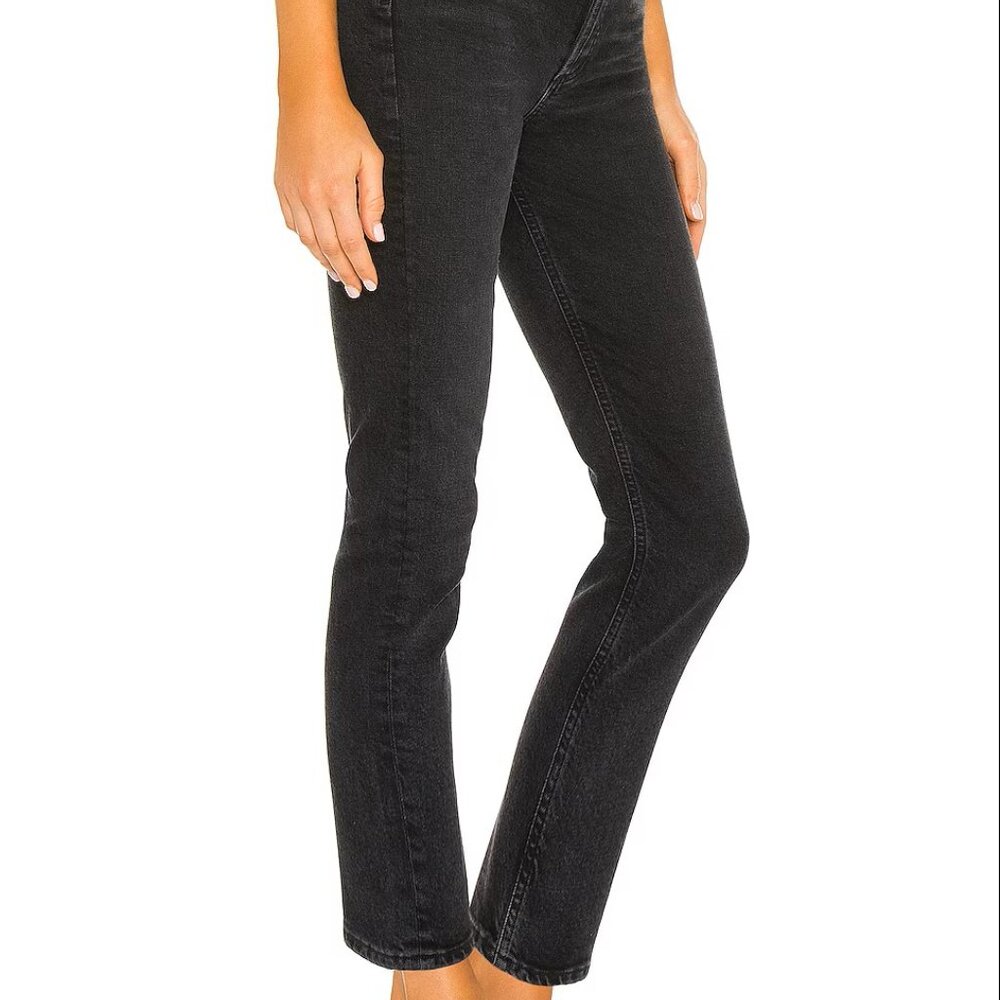 Agolde Riley High Rise Straight Crop Size 26 - Picture 2 of 9